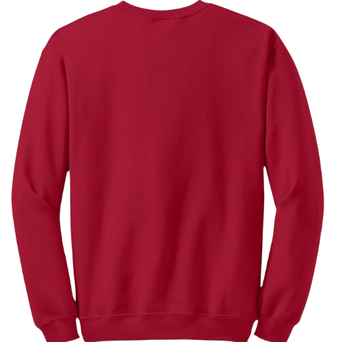 Sweatshirt 100% Cotton (Red)