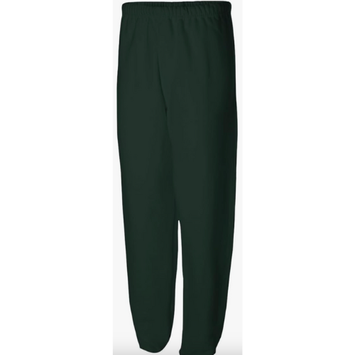 Sweatpants w/Pockets 100% Cotton (Green)