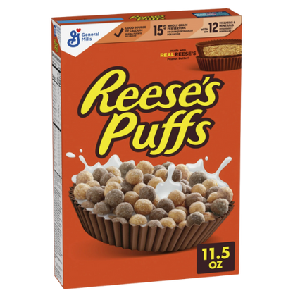 Reese's Puffs Chocolatey Peanut Butter Cereal, 11.5 oz