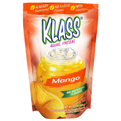 Klass Aguas Frescas Mango, Drink Mix, 14.1oz