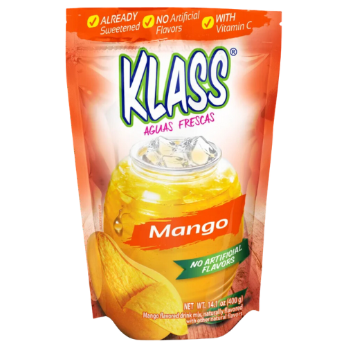 Klass Aguas Frescas Mango, Drink Mix, 14.1oz