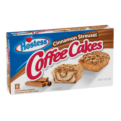 Hostess Cinnamon Coffee Cake, Wrapped, 8ct, 11.6oz