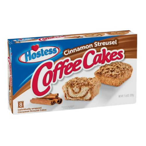 Hostess Cinnamon Coffee Cake, Wrapped, 8ct, 11.6oz