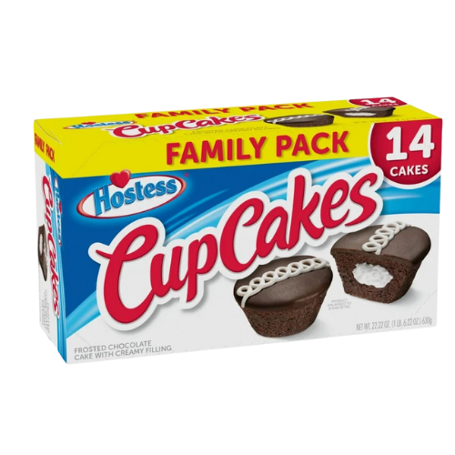 Hostess Chocolate Cupcakes, Chocolate Snack Cakes, Family, 14ct