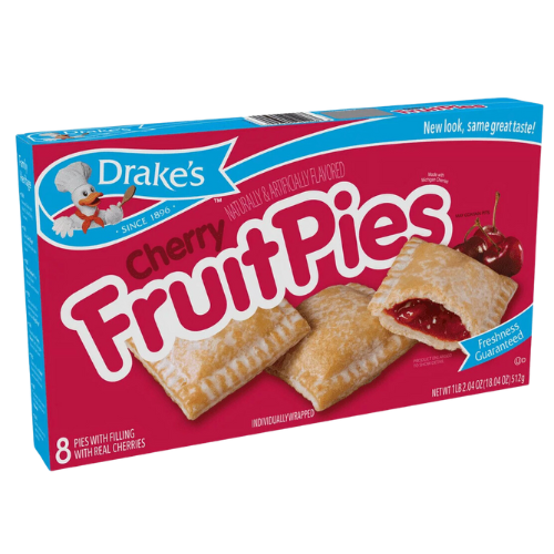 Drake's Cherry Fruit Pies, 8ct