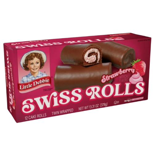 Little Debbie Strawberry Swiss Rolls