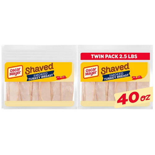 Oscar Mayer Shaved Smoked Turkey Breast, 20oz