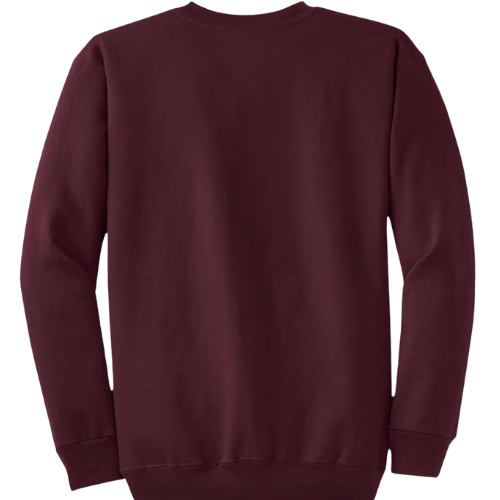 Sweatshirt 100% Cotton (Maroon)