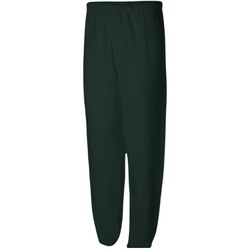 Sweatpants w/Pockets 100% Cotton (Green)