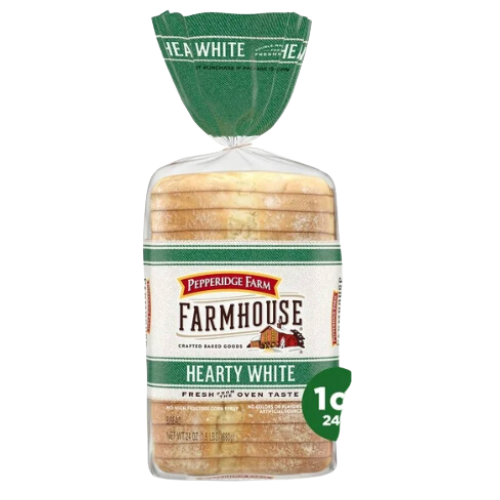 Pepperidge Farm Farmhouse Hearty White Bread, 24oz