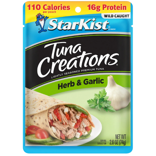 StarKist Tuna Creations, Herb and Garlic, 2.6oz