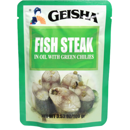 Geisha Fish Steak with Green Chilies 3.53oz