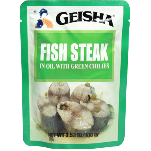 Geisha Fish Steak with Green Chilies 3.53oz