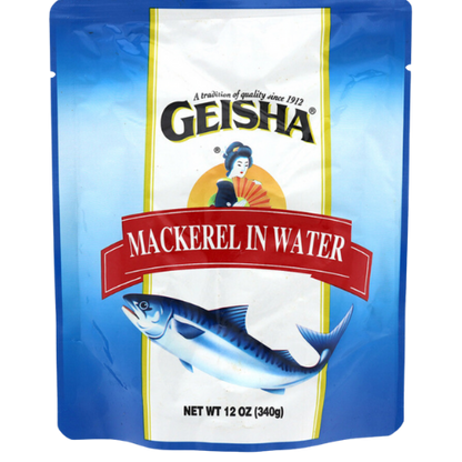 Geisha Whole Mackerel 12 oz.