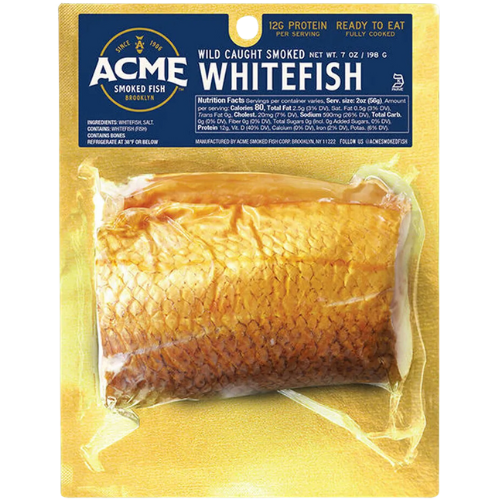 Naturally Smoked Whitefish-Wild Caught, 14oz