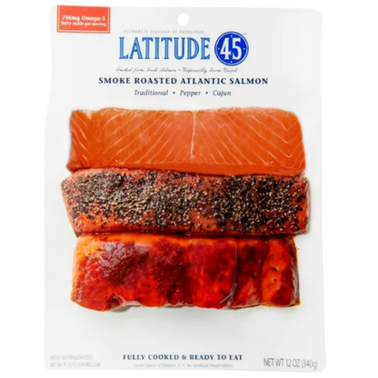 Latitude 45 Smoke Roasted Atlantic Salmon 12oz,