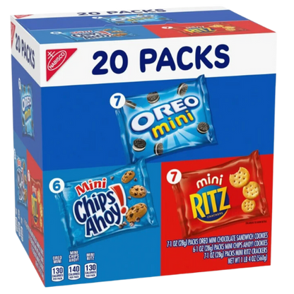 Nabisco Sweet & Savory Variety Pack, 20ct