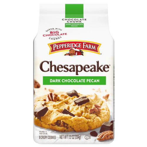 Pepperidge Farm Chesapeake Dark Chocolate Pecan Cookies, 7.2oz