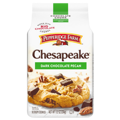 Pepperidge Farm Chesapeake Dark Chocolate Pecan Cookies, 7.2oz