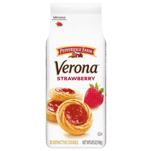 Pepperidge Farm Verona Strawberry Thumbprint Cookies, 6.75