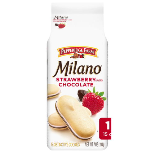 Pepperidge Farm Milano Cookies, Chocolate Strawberry, 7oz