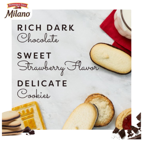 Pepperidge Farm Milano Cookies, Chocolate Strawberry, 7oz