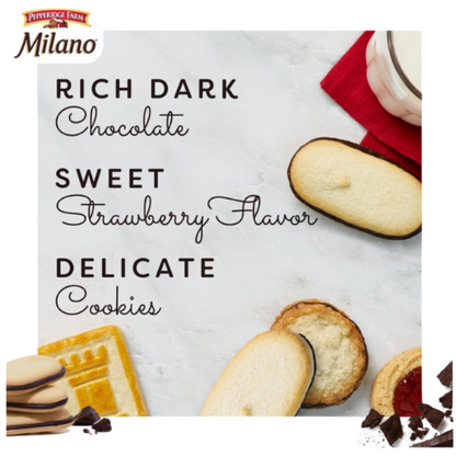 Pepperidge Farm Milano Cookies, Chocolate Strawberry, 7oz