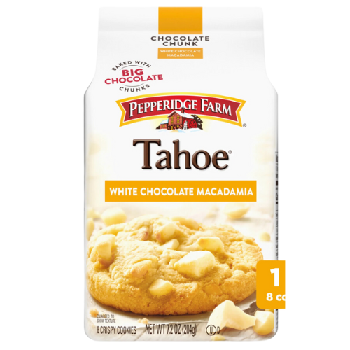 Pepperidge Farm Tahoe White Chocolate Macadamia Nut Cookies, 7.2oz