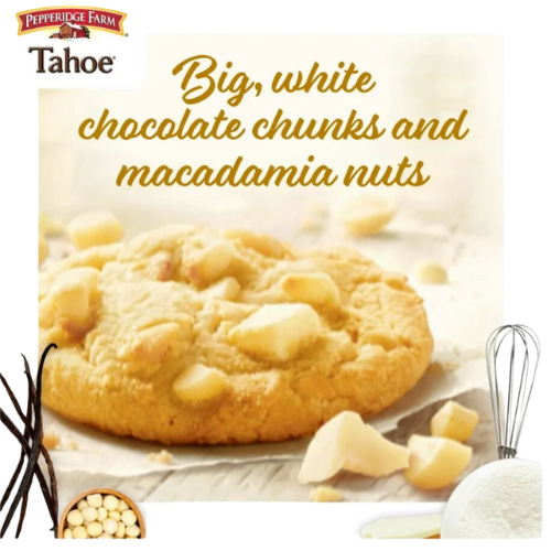 Pepperidge Farm Tahoe White Chocolate Macadamia Nut Cookies, 7.2oz