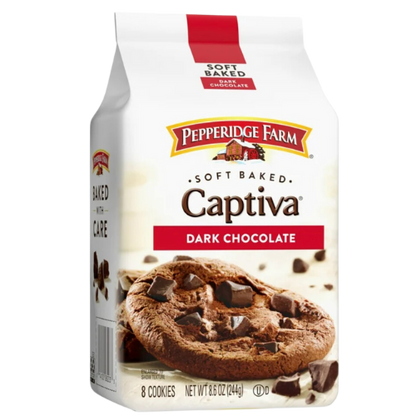 Pepperidge Farm Captiva Dark Chocolate Cookies, 8.6 oz