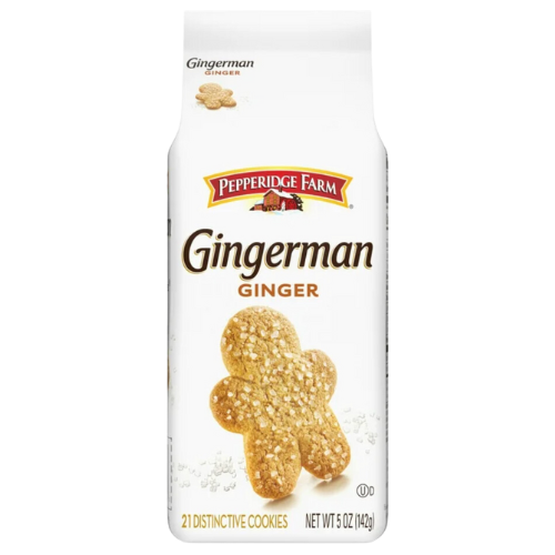 Pepperidge Farm Gingerman Cookies, Ginger Cookies, 5oz.