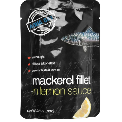 Aqua Bay Mackerel Fillet with Lemon Sauce 3.53oz