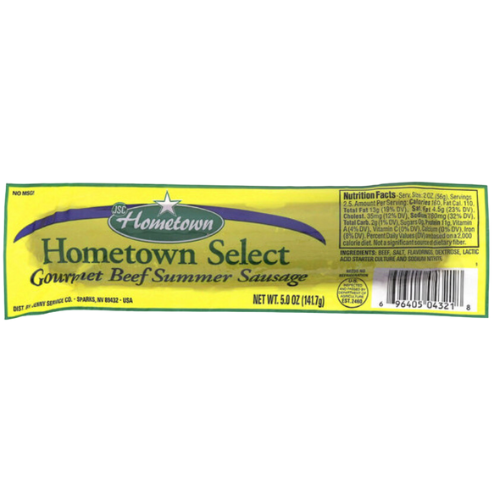 Hometown Select Beef Summer Sausage 5oz