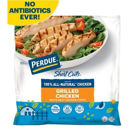 Perdue Short Cuts, Grilled Chicken Breasts Strips, 8oz