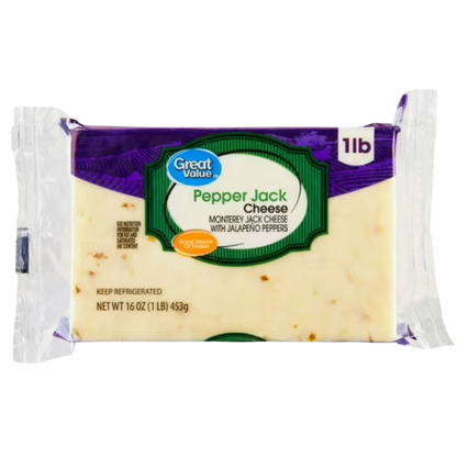 Pepper Jack Cheese, 16oz Block