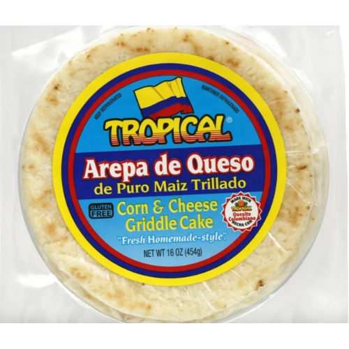 Tropical Cheese Arepa de Queso/ Cheese Arepa 16oz