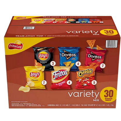 Frito-Lay Variety Pack Chips, 30pk