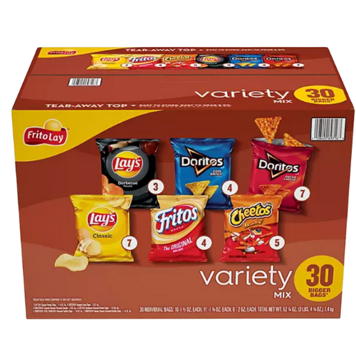 Frito-Lay Variety Pack Chips, 30pk