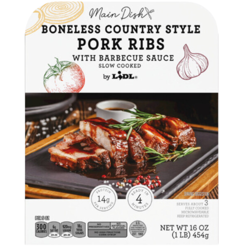 Boneless Pork Ribs, 16oz