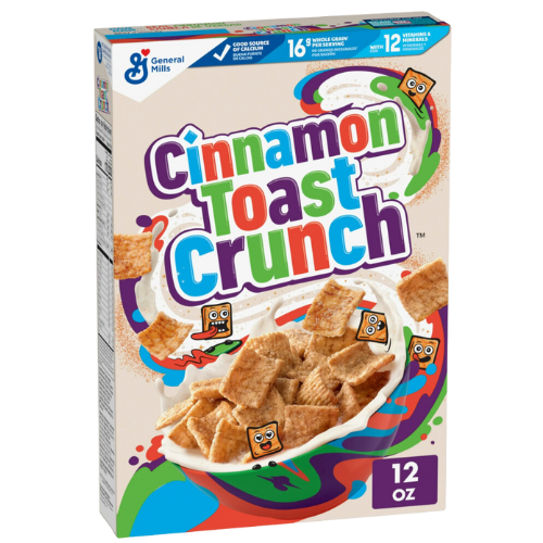 Cinnamon Toast Crunch Crispy Cinnamon Cereal, 12 oz