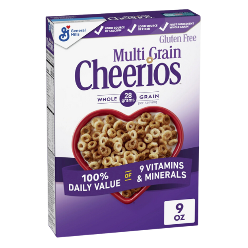 Multi Grain Cheerios Heart Healthy Cereal, 9oz