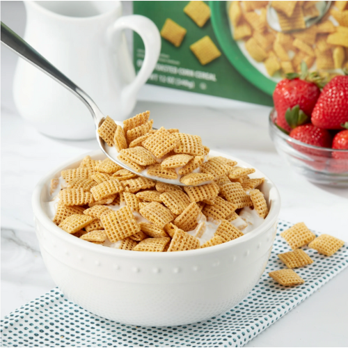 Great Value Oven Toasted Corn Squares Cereal, 12oz