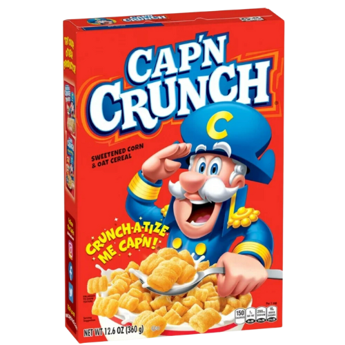 Cap'n Crunch Sweetened Crunchy Cereal, 12.6oz