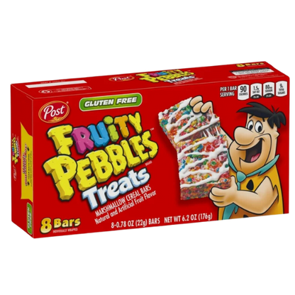 Post Fruity Pebbles Cereal Bars, 8ct