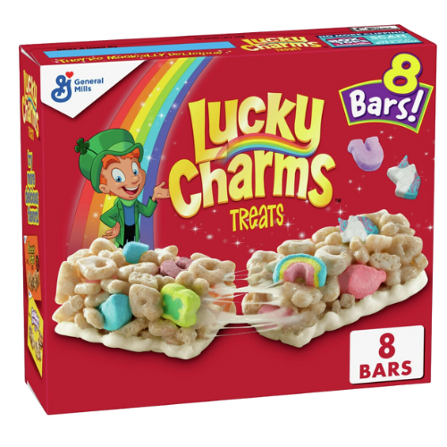 Lucky Charms Breakfast Cereal Bars, 6.8oz, 8ct