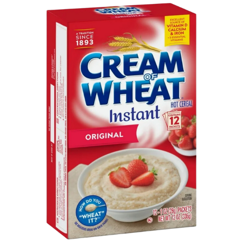 Cream of Wheat Instant Hot Breakfast Cereal, 1oz, 12ct