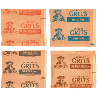 Quaker, Instant Grits Variety Pack, 0.98oz, 22pk