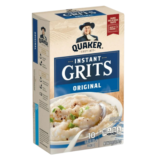 Quaker Instant Grits, Regular, 0.98oz Packets, 10pk