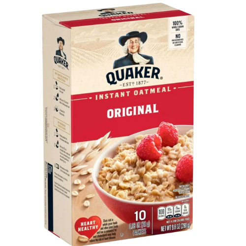 Quaker Instant Oatmeal, Original, 9.8 oz, 10pk