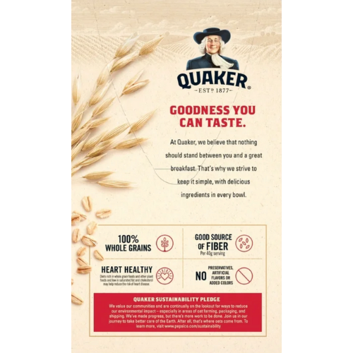 Quaker Instant Oatmeal, Original, 9.8 oz, 10pk